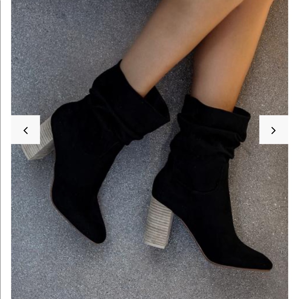 VICI Darby Black Heeled Booties